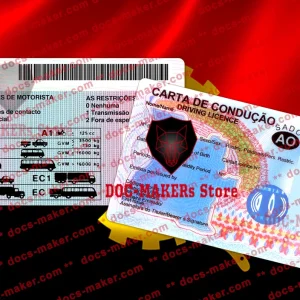 Angola Driving License – PSD Template