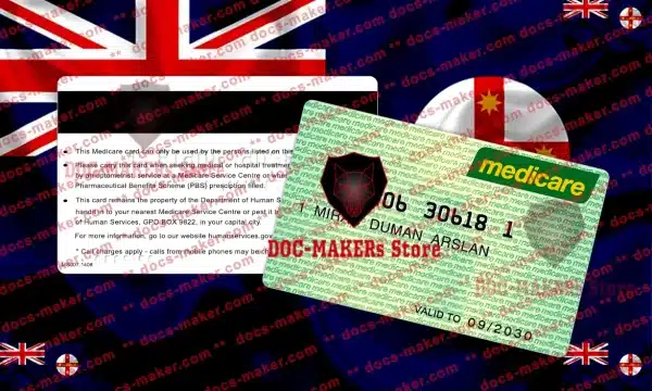 Australia Medical Card – PSD Template