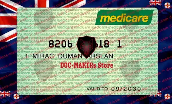 Australia Medical Card – PSD Template