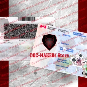 Canada Residence Permit Card+ Photo Look – PSD Template