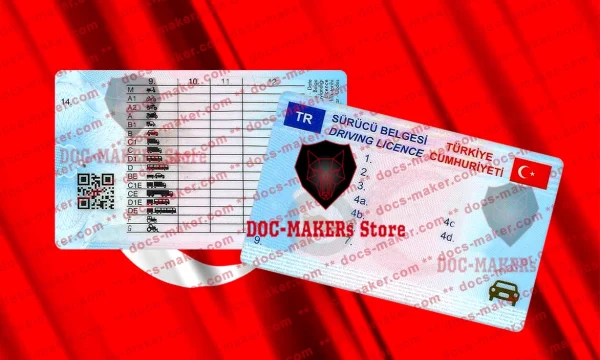 Turkey Driving License – PSD Template