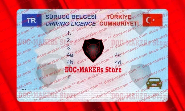 Turkey Driving License – PSD Template