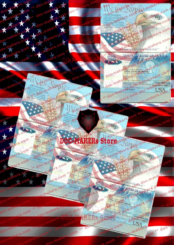 USA Passport – PSD Template